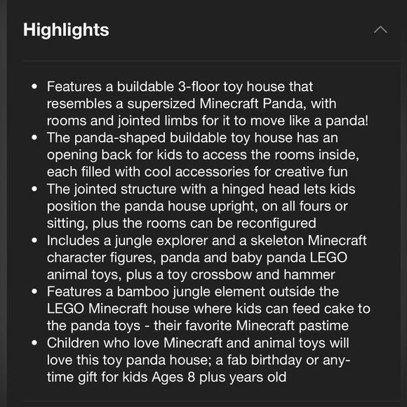 Lego Minecraft The Panda Haven Toy House with Animals NWT - Picture 7 of 11